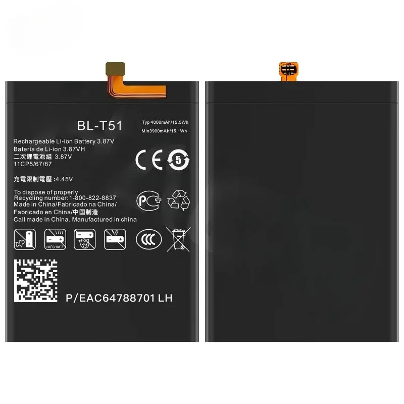 High Quality High Capacity Battery Replacement Bateria BL-T51 for LG K42/K52/K62/K62 Plus Mobile Phone Battery
