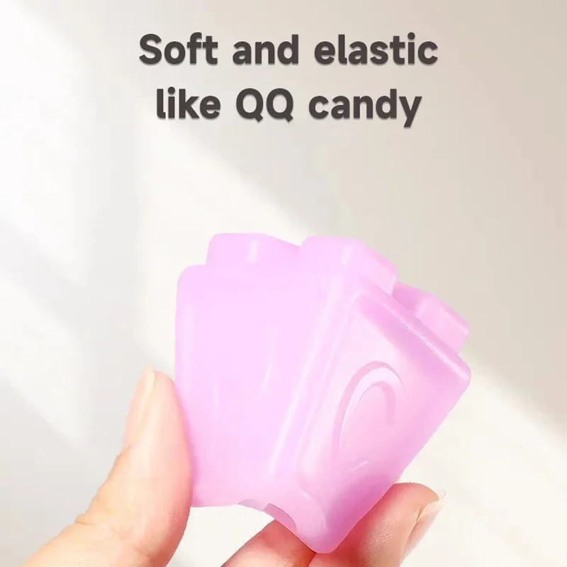 赤ちゃんは柔らかいゴム製の積み木のおもちゃを噛むことができます 発育期の赤ちゃんの歯が生えるとイライラするおもちゃ 早期ステージのパズル 積み重ねタワーのおもちゃ