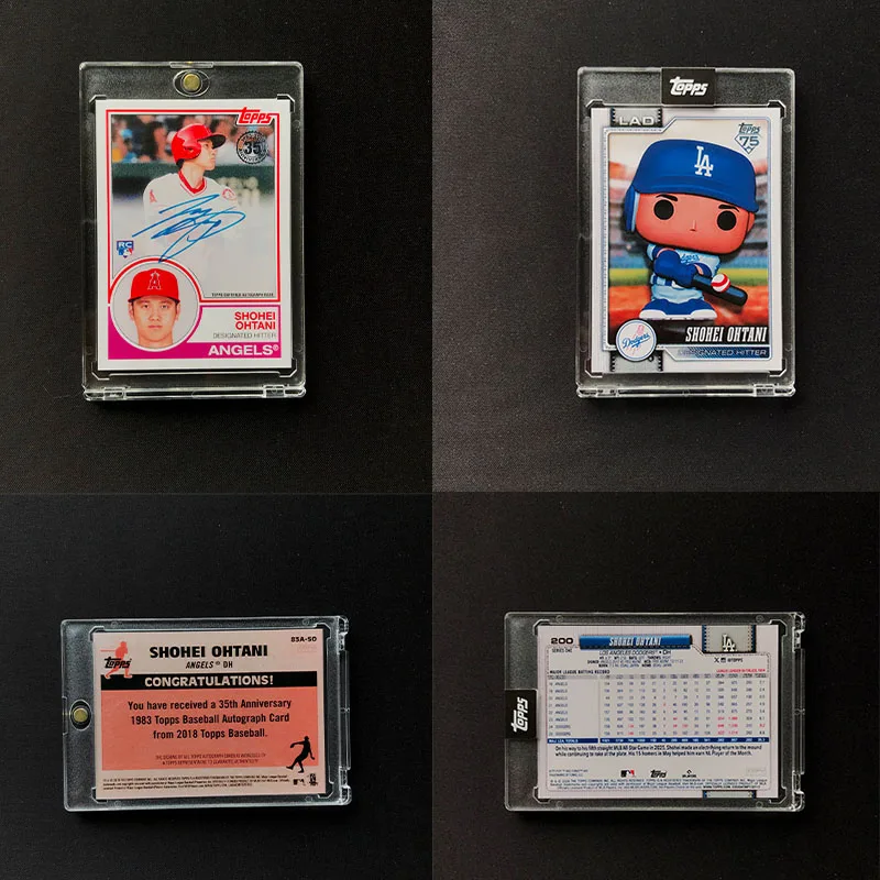 Tarjeta Coleccionable Original de Shohei Otani de los Dodgers de Béisbol 2026, Réplica Hecha a Mano, Tarjeta Funko de Gran Tamaño