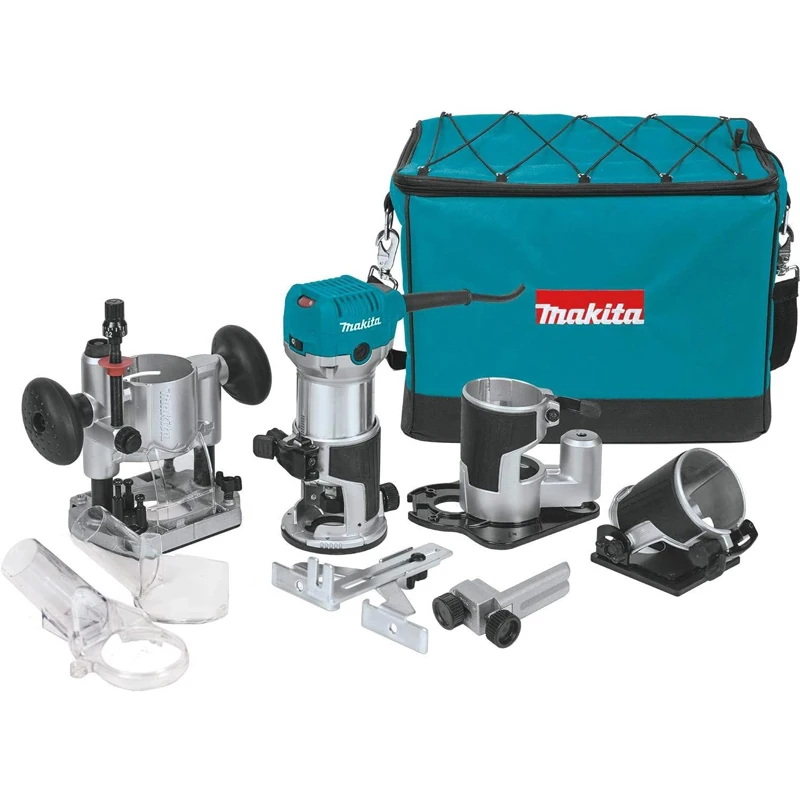 

Комплект компактного маршрутизатора Makita RT0701CX3 1-1/4 л.с.*