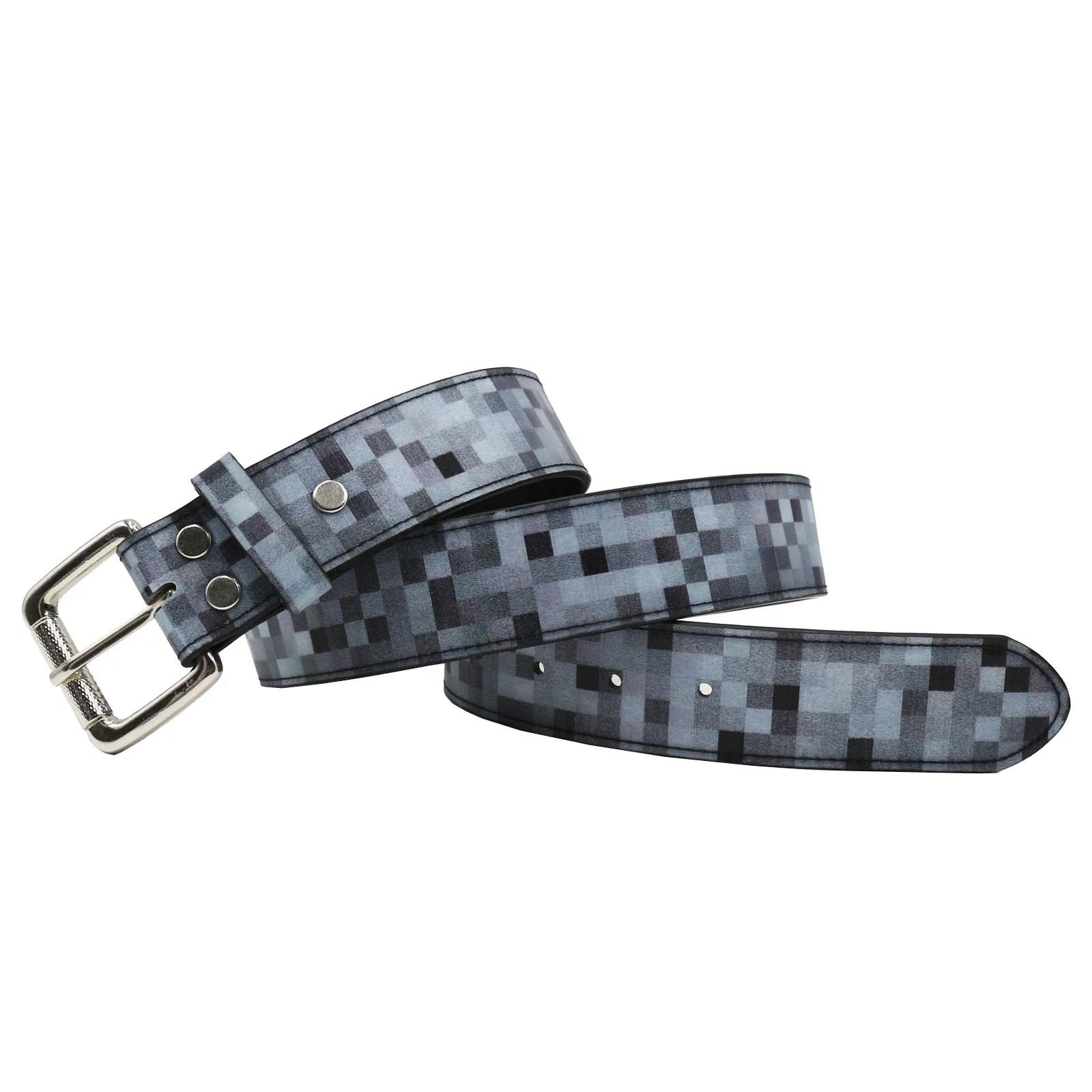 

Original New Creative Mosaic Belt Wear It and Instantly Pixelate Your Look Featuring a Bling-Bling Lenticular Gradient Effect