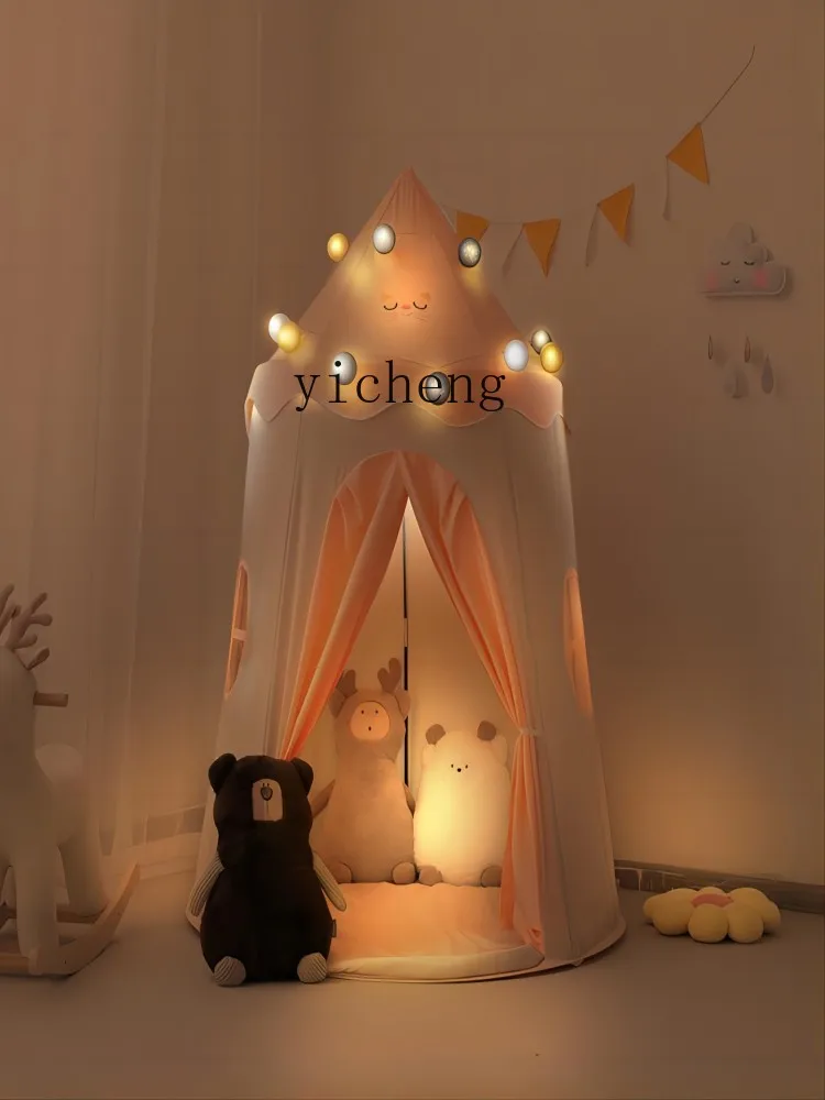 Tqh-Tente d'intérieur pour enfants, maison de jeu pour bébé, jouet de princesse pour filles, petite maison