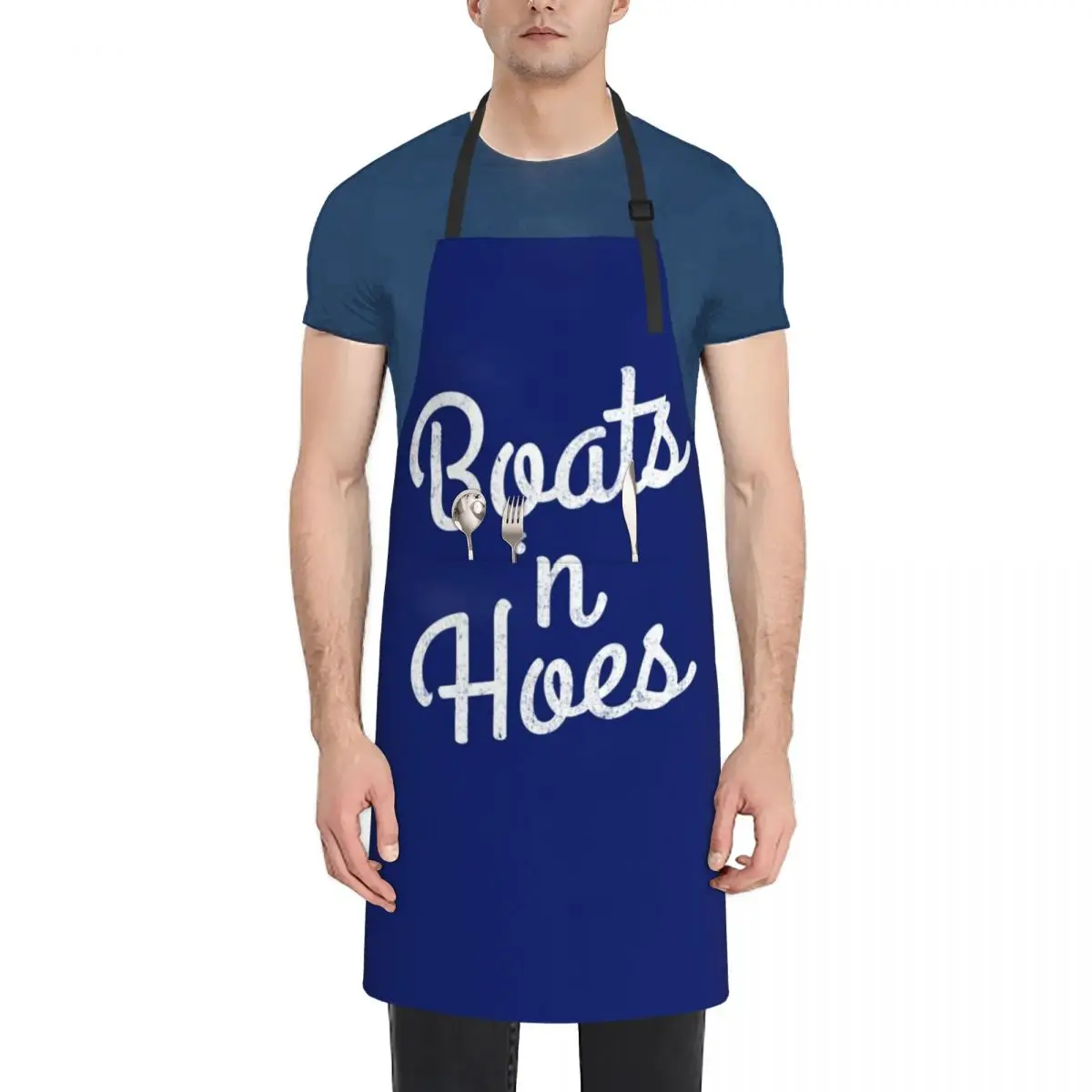 

Boats N’ Hoes Apron Chef Uniform Woman Customizable Woman Apron