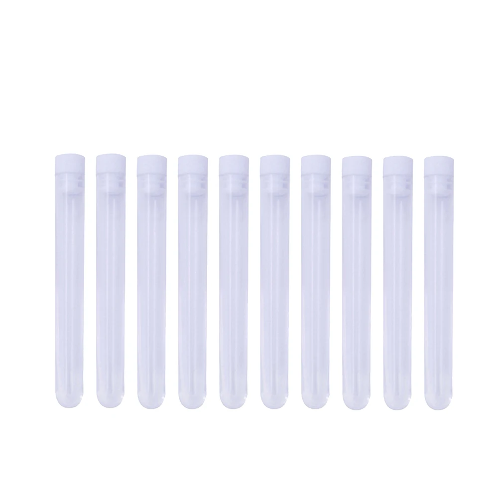 

10 pcs Colored Plastic Bottles Transparent Bead Needle Storage Containers Organizers for Craft Supplies Jewelry Making
