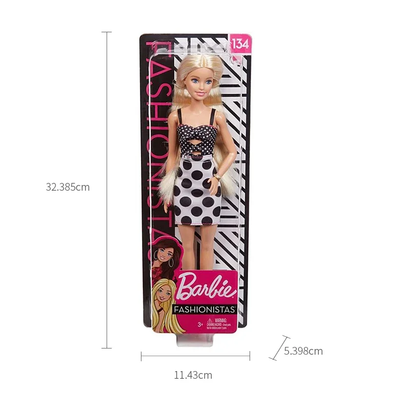 Oryginalna lalka Mattel Barbie Fashionistas gwiazda muzyki włosy blond Bjd z akcesoriami zabawki dla dziewczynek kolekcja rekwizyty edukacyjne