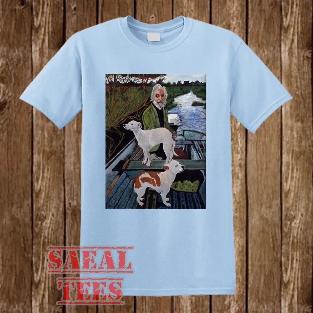 Goodfellas Painting Old Man Men's Light Blue T Shirt Size S 5XL