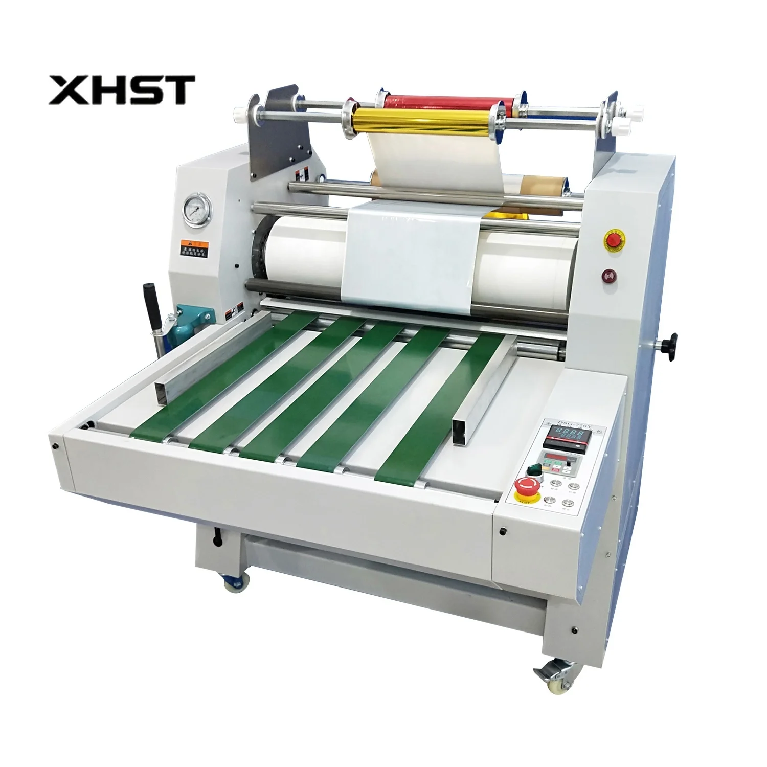 

Heavy Duty 720mm Hydraulic UV Screen Printing Golden Silver Foiling Hot Cold Foil Sleeking Machine Automatic Laminating Machine