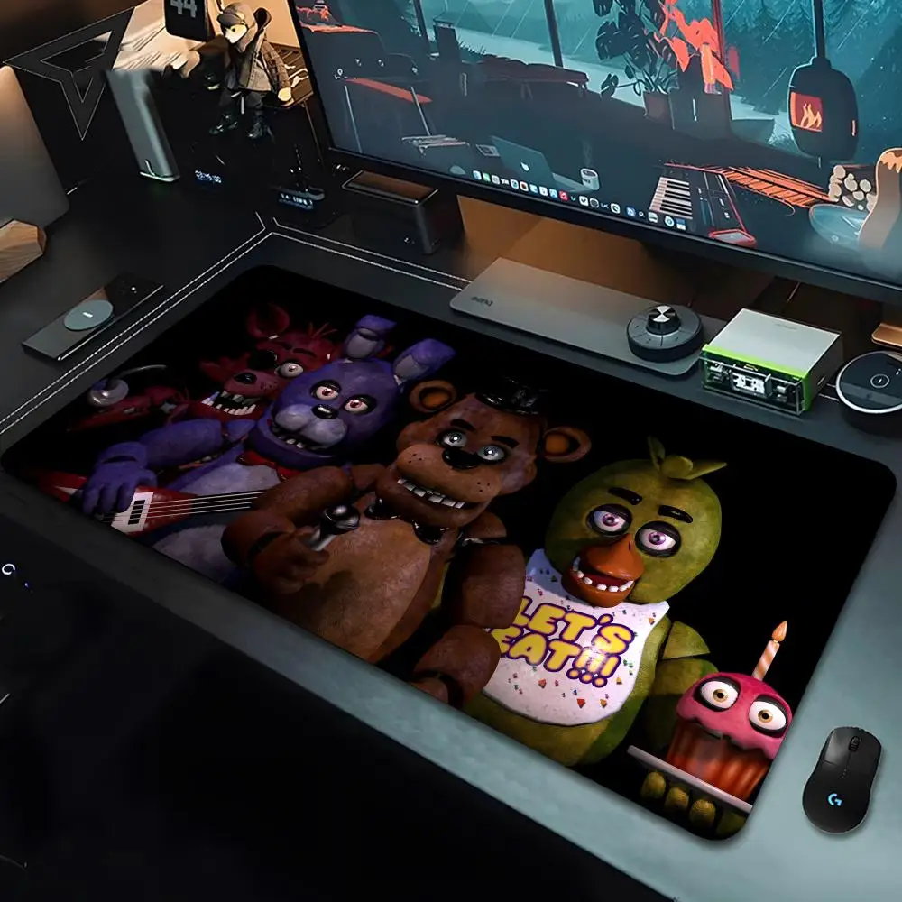 Fnaf Five-nights-At-Freddys Mouse Pad Xxl Mouse Pad 900x400 Kawaii Desk Mat Gamer Accessories Computer Offices Mousepad Keyboard