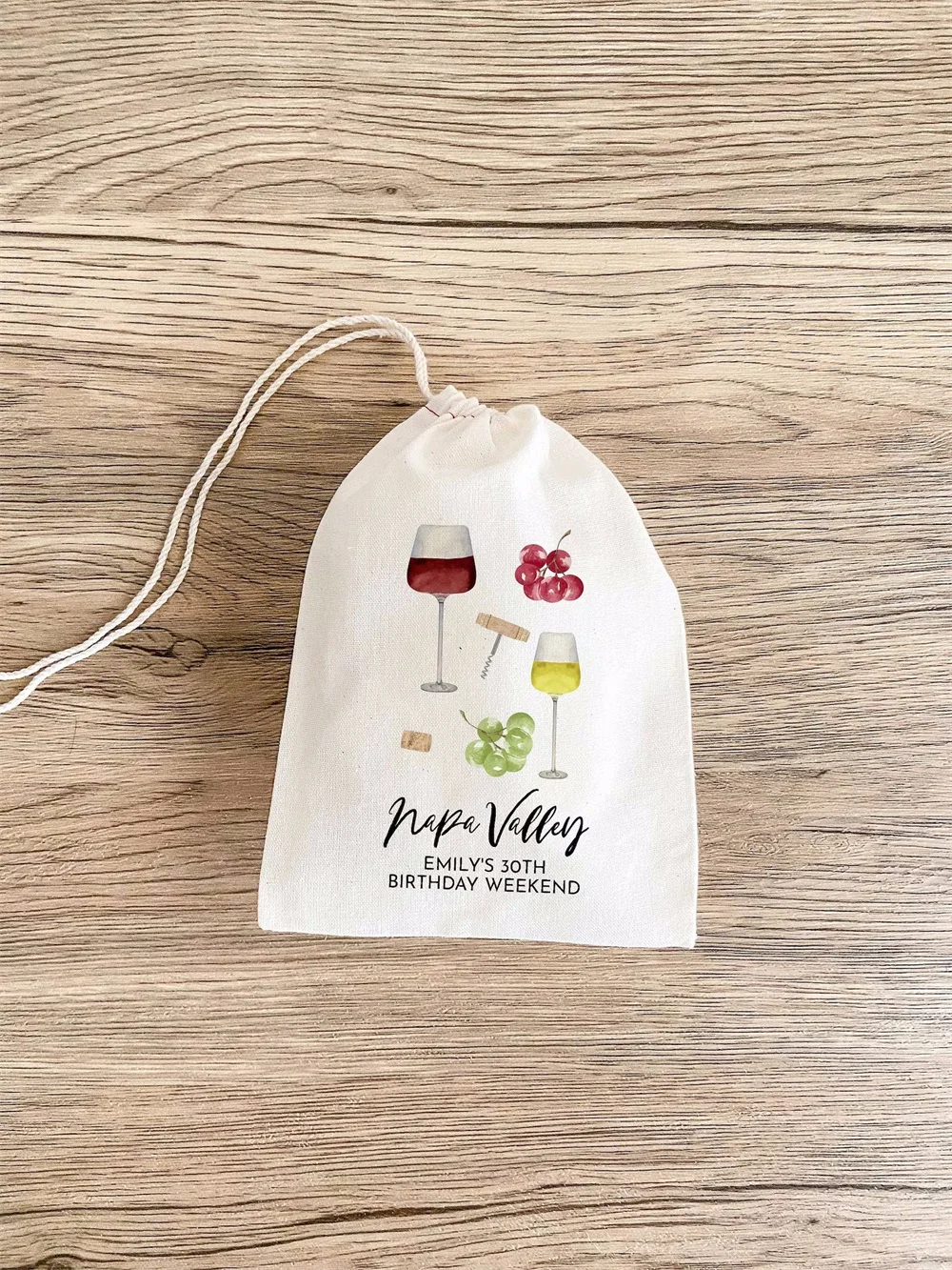 20pcs Napa Bachelorette Party - Wine Bachelorette - Hangover Kit Bags - Napa Valley - Hangover Recovery Kit - Survival Kit