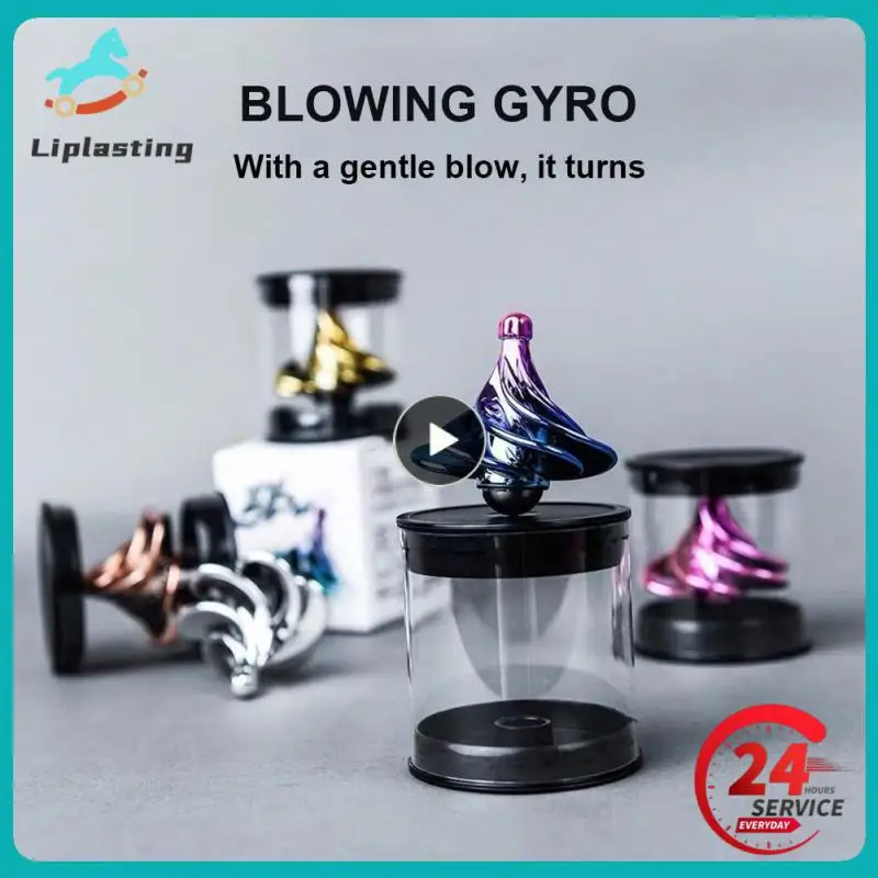 

Funny Desk Wind BlowingToy Rotating Pocket Toy Fidget Kinetic Spinner Adult Stress Relief Toys For Children Birthday Xmas Gift