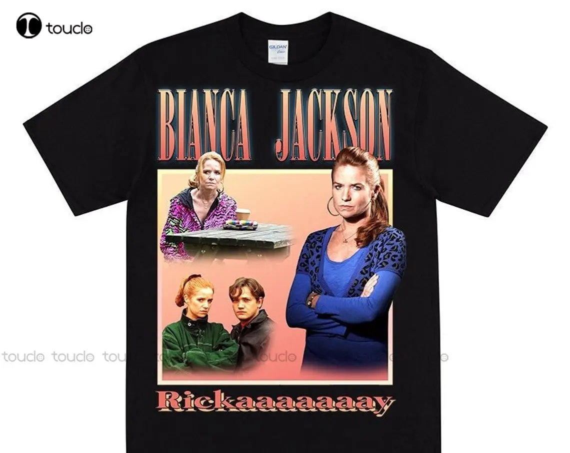 Bianca Jackson T-Shirt 90S Eastenders Fans British Soap Opera Theme English Tv Humour Working Class Character Custom Gift