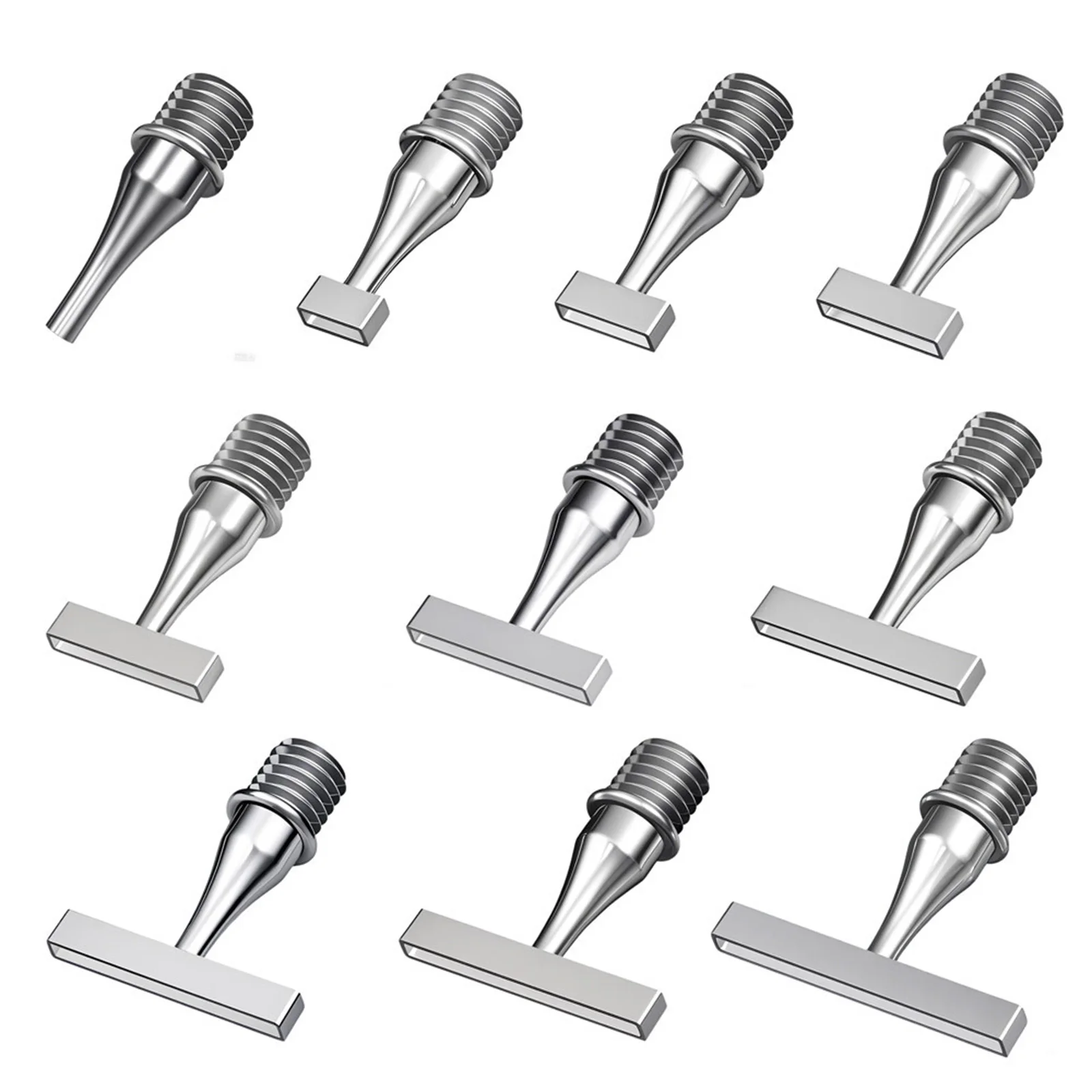 5D DIY Resin Diamond Painting Pen，Color Embroidery Threaded Dot Drill Tool，Metal Screw Thread Tips Accessories view 3