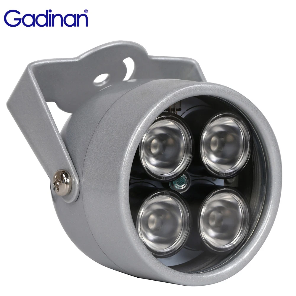 Gadinan Outdoors IR Infrared waterproof Night Vision CCTV LEDS Fill Light 4 array IR led illuminator Light For CCTV IP Camera