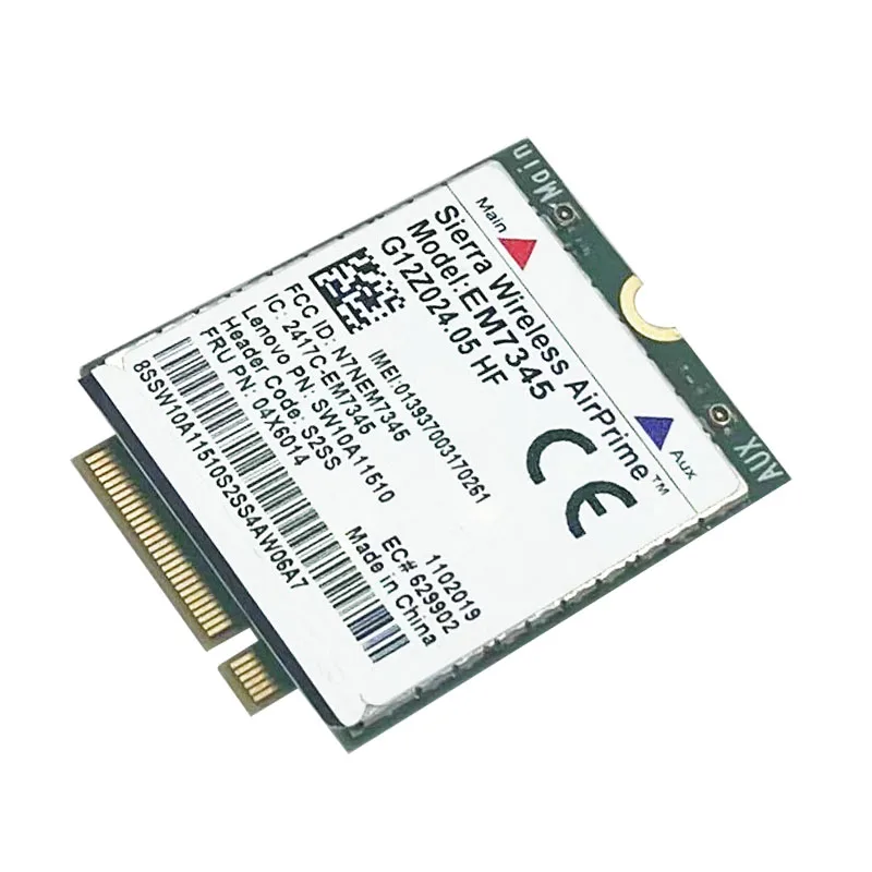 WDXUN-Tarjeta móvil de banda ancha, dispositivo EM7345, 4G, LTE, WWAN, Módulo 4G, 04X601904X6014, para X240, T440, T440P, X250, T450, LTE