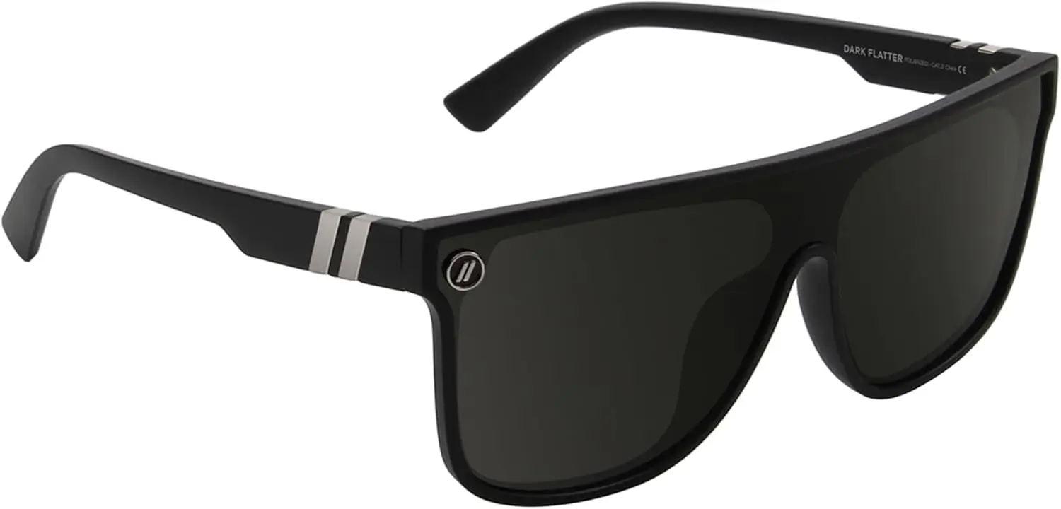 Polarized Single-Lens Sunglasses with Flat-Top Design  100% UV Protection for Men and Women