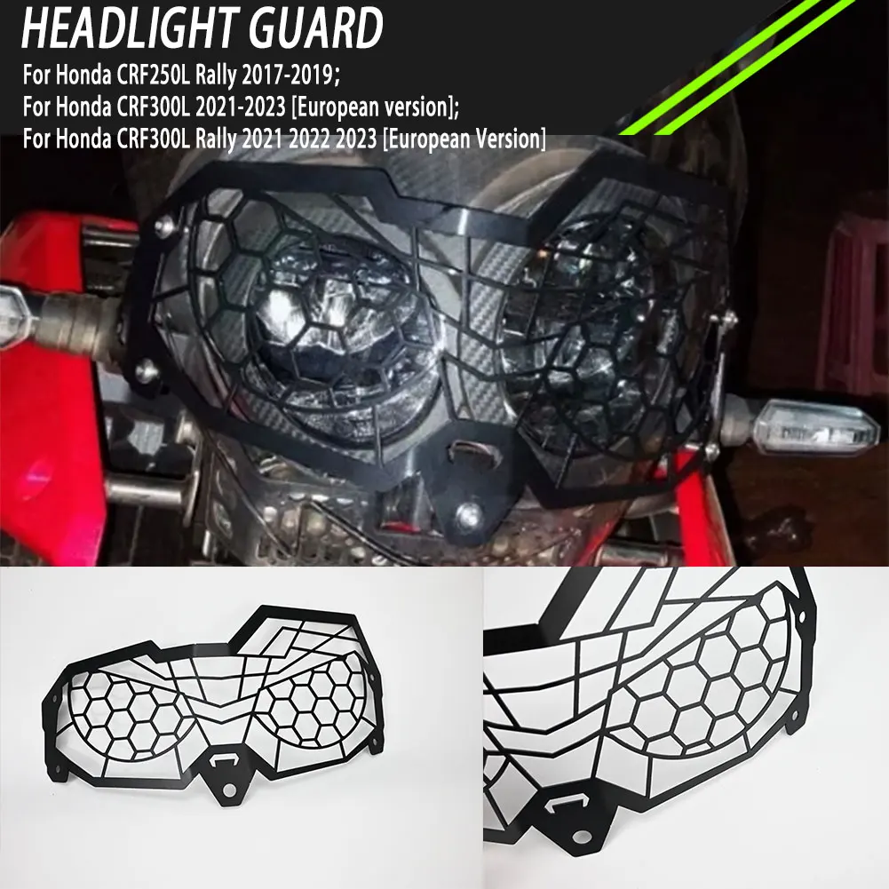 

Motorcycle Accessories CRF250L CRF300L Headlight Guard Front Headlight Modified Protection Net Cover For Honda CRF250L CRF300L