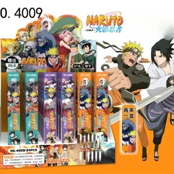 Naruto New Press Pen for School Students, Quick Drying Neutral Pen 0.5mm Anime Vortex Naruto Sasuke Kakashi Sakura Surprise Gift