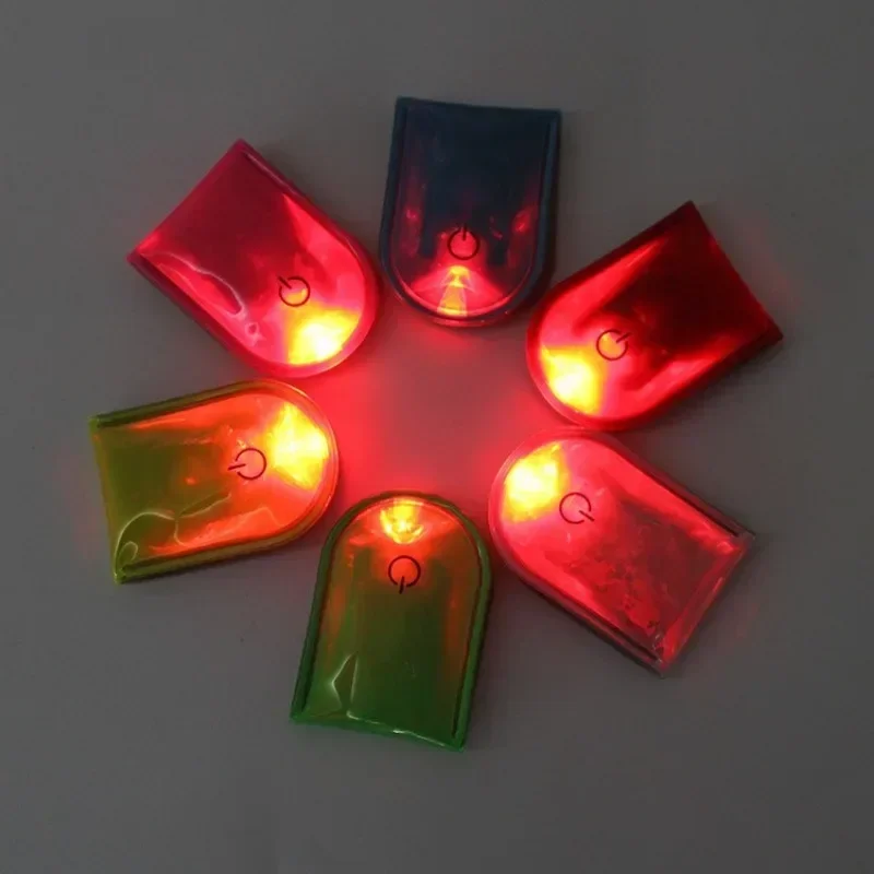 Outdoor Sports Led Safety Light Reflective Magnetic Walking Cycling Bike Clip Running Reflector Running Strobe