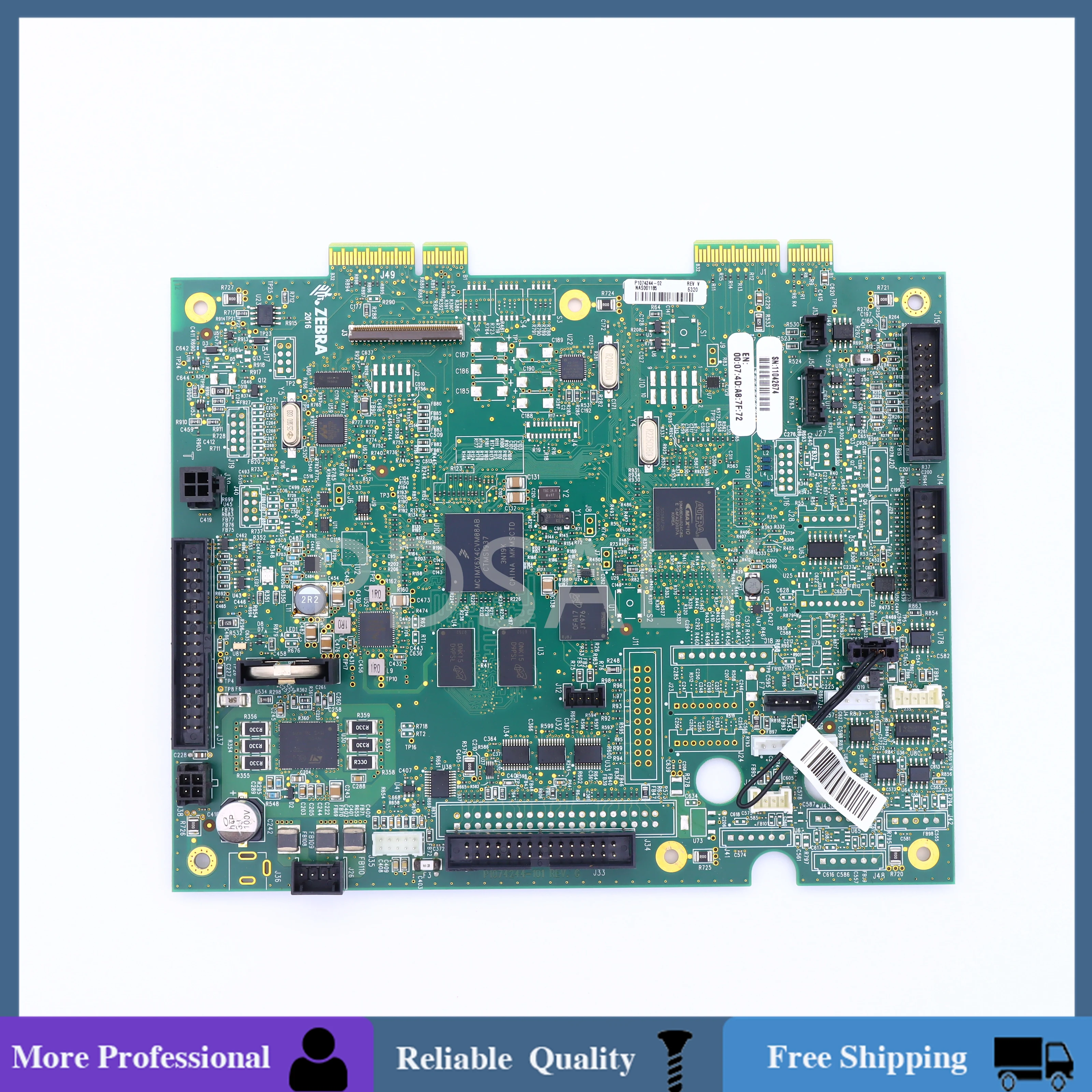 Original Main Logic Board Mainboard for Zebra ZT510 Thermal Label Printer Motherboard