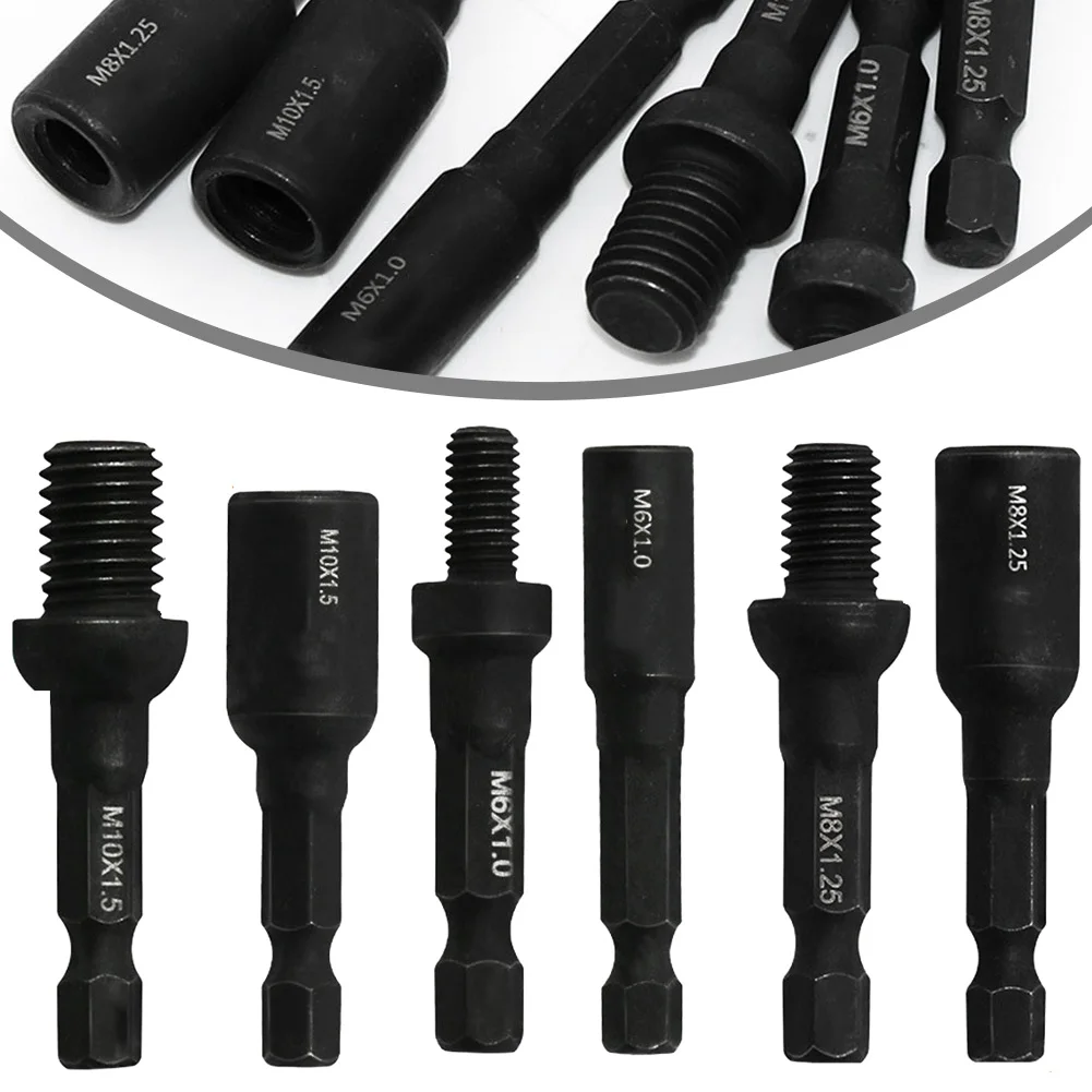 インサートナット用 ハンガーボルト用 セルフタッピングドライバーソケットアダプターセット 木工プロジェクト用 ネジ付きインサートドライバーツールセット