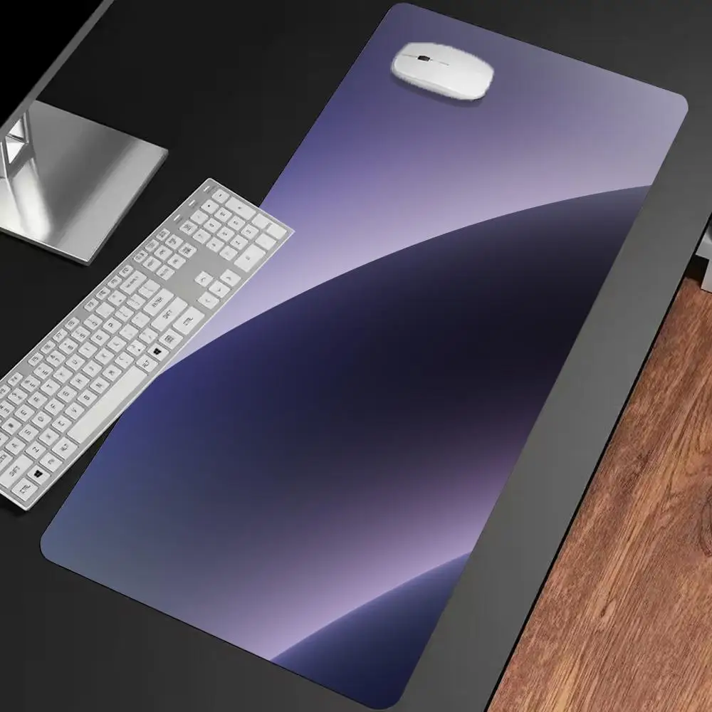 

Purple Gradient Curve Mouse Pad Multi-Size non-slip Gaming mouse pad Gamer E-Sports Mat Game Mechanical Keyboard XXL Desk Mat