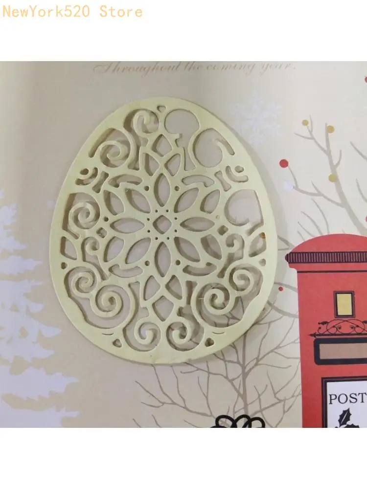 Die Cut Set for Scrapbook DIY Card Making Floral Hollow Out Easy to Use Hands-on N84C