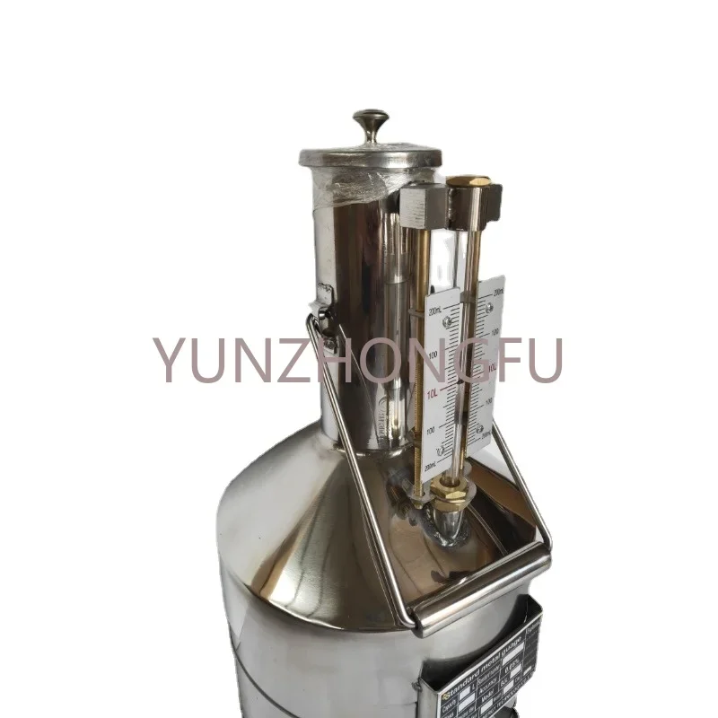 High Quality Stainless Steel 304 American Stype Calibration Measure Can Prover Tank 20L