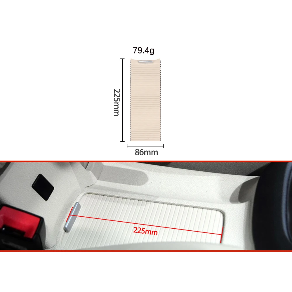 Für Volkswagen Golf 6 09-14 Sagitar 06-11 Center Armlehne BoxCover Platte Tasse Halter Pull Vorhang Handschuh box Schiebe Abdeckung 5KD832531 – Detail 3