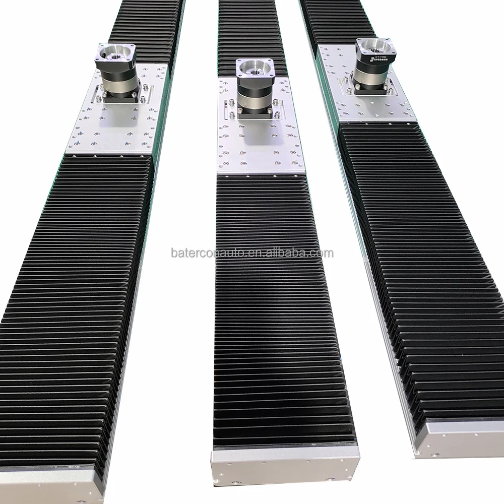 Vertical Lifting System Vertical Installation Long Stroke Belt Drive Gear Rack Pinion Linear Actuator Heavy Duty Bearing Motor