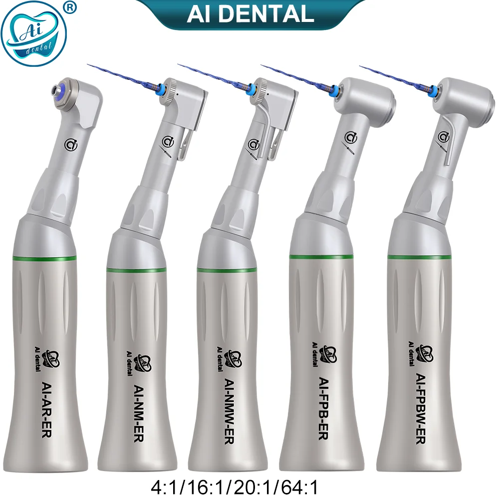 

Green Ring EX Series Endodontics Slow Speed 4:1/16:1/20:1/64:1 Reduction Contra Angle Non-Optic Oral Hygiene Surgical Handpiece