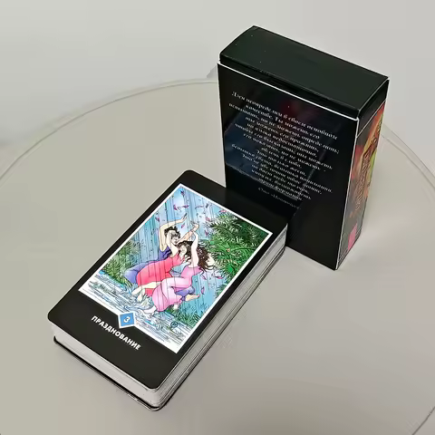 Osho Zen Tarot Deck : The Transcendental Game of Zen 10.3*6cm 78 Pcs Tarot Cards In Russian Language