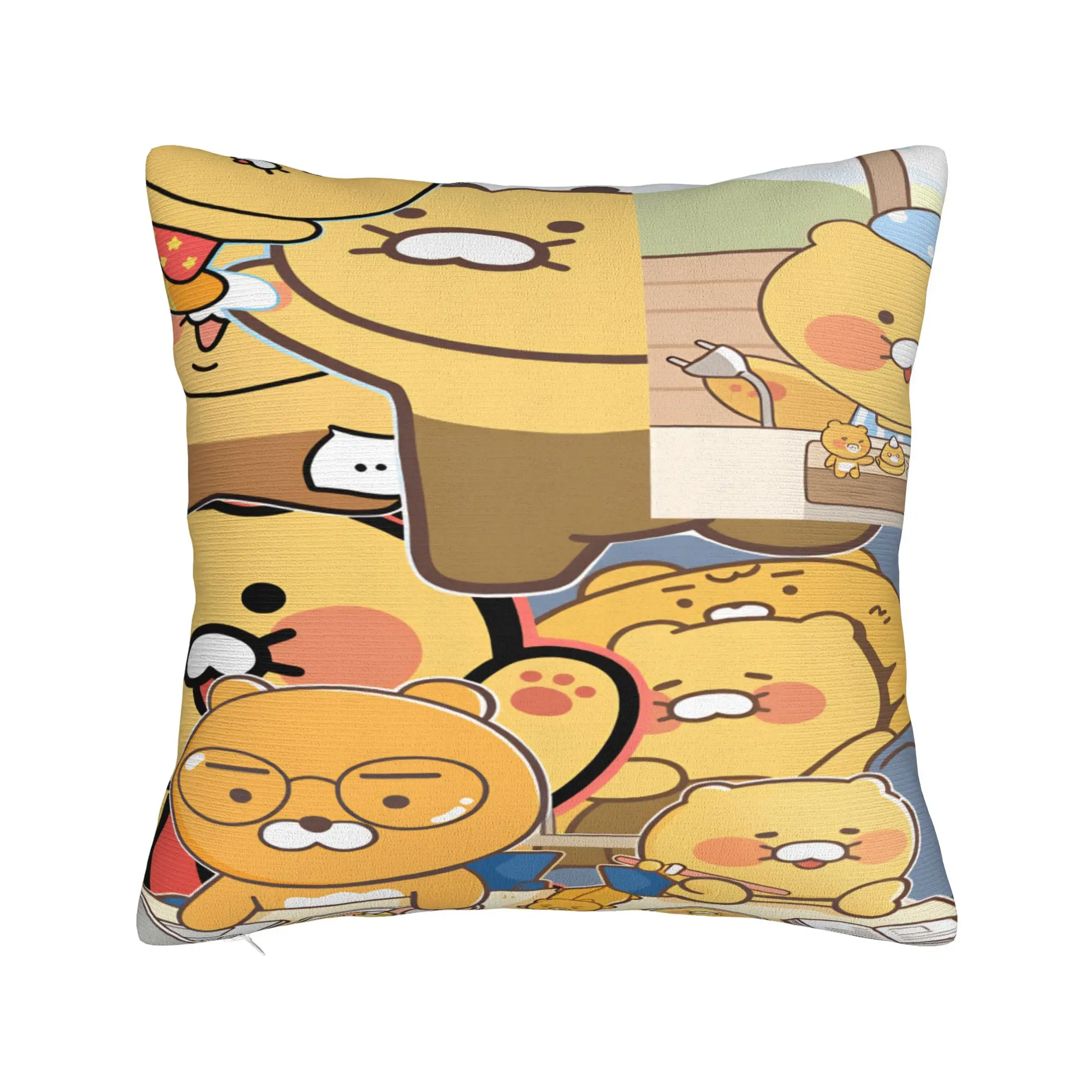 Pillow Cover K-Kakaos F-Friends Choonsiks  Fashion Pillow Case For Living Room Bed Chair Pillowcases
