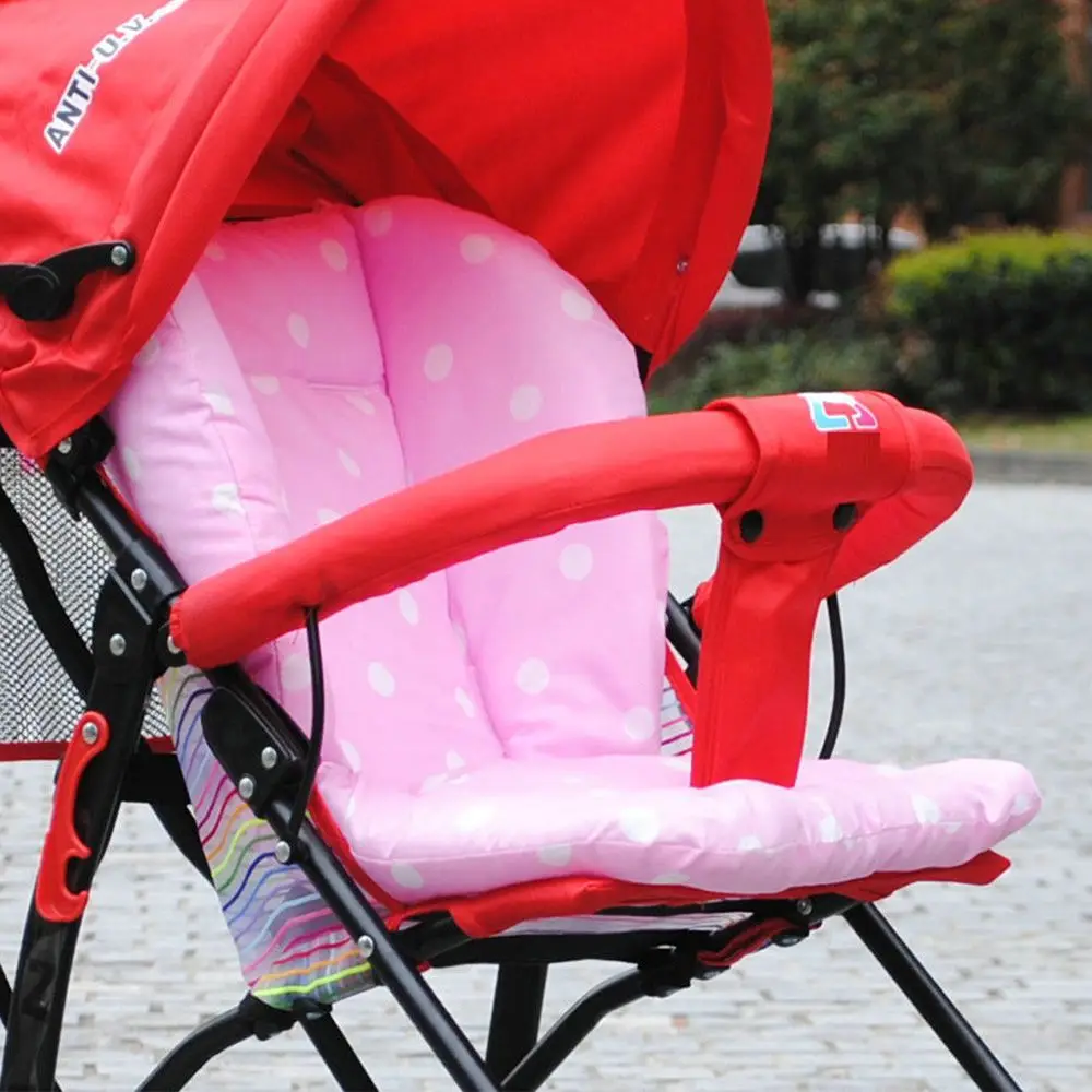 Feeding Chindren Cotton Cart Mat Seat Cushion Chair Pad Dot Liner Cotton Mat Stroller Cushion Stroller Mat Stroller Accessories