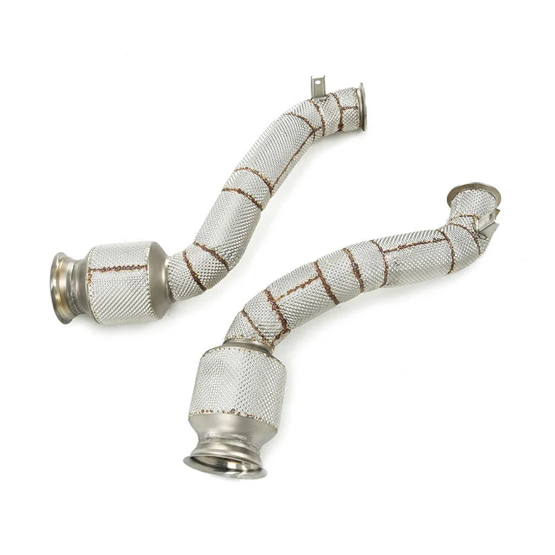 ACE High Flow Downpipe für McLaren GT 4.0T V8 2019+ SUS304 Hochleistungs-Auspuffrohr mit Hitzeschild Auto-Zubehör – Detail 9