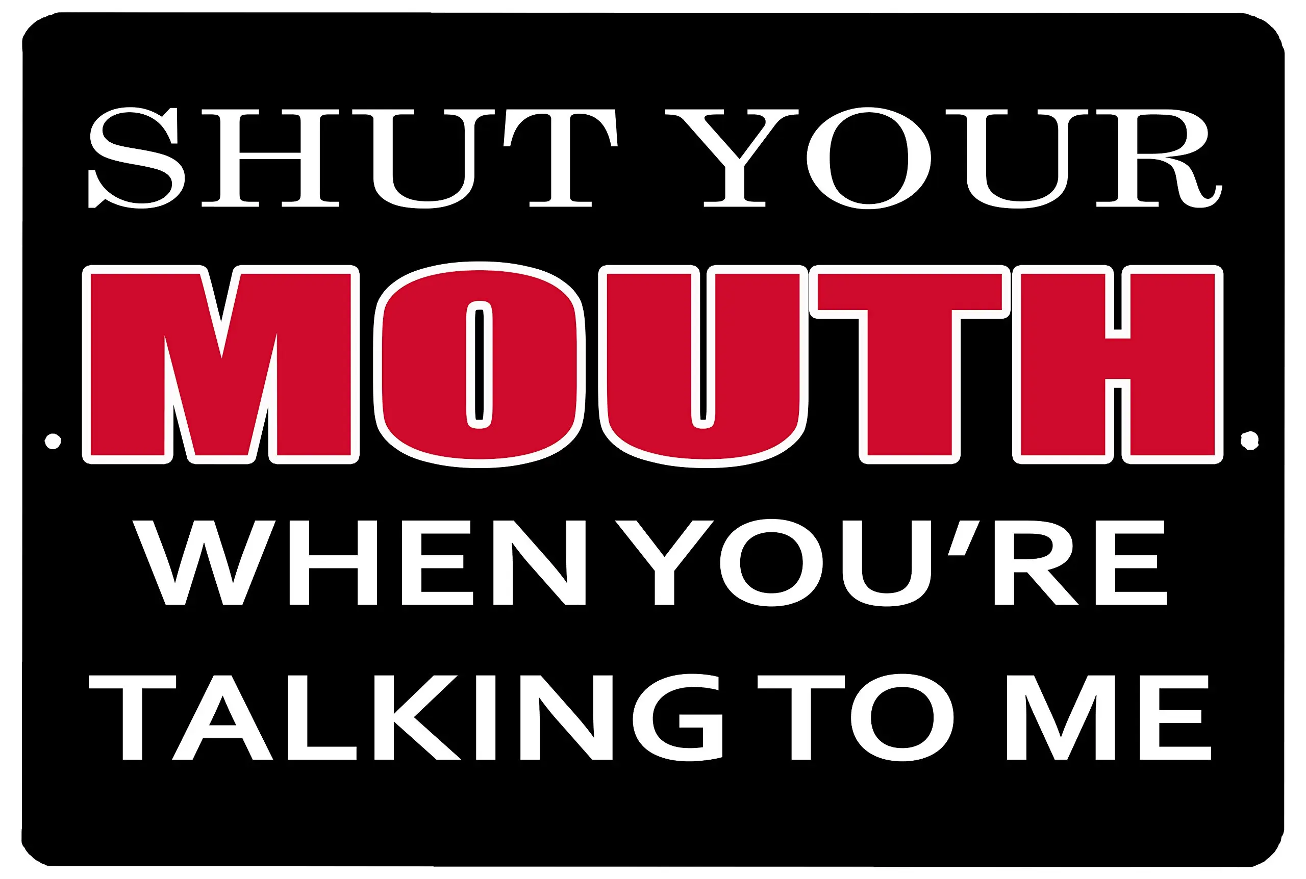 shut your mouth river