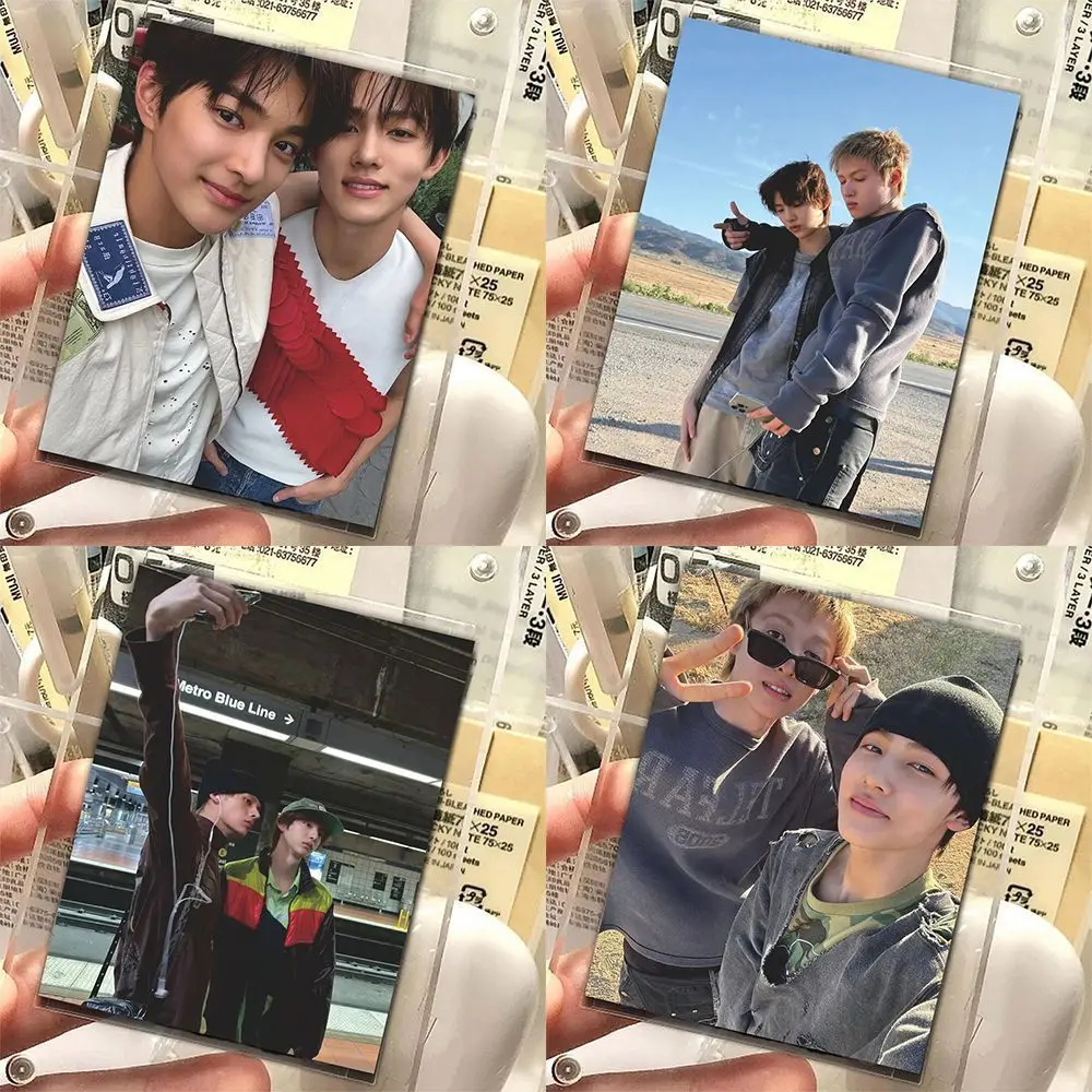 KPOP KOrean Boy Band CORTIS Martin Zhao Yufan An Qianhao An Jianhao نے مظهر مذهل مع بطاقة بريدية LOMO المحيطة #2