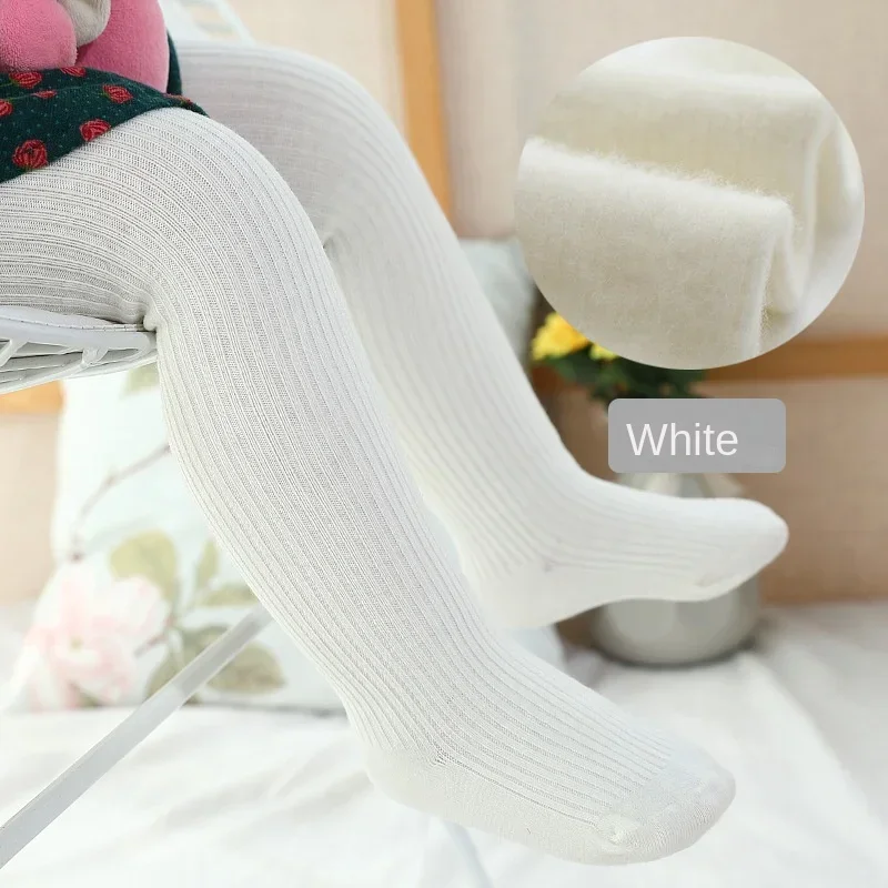 New Children Girl Leggings Liner Woolen Brushed Baby Elastic Pantyhose Brushed Thicken Pantyhose Autumn Winter Warm Kids Pants