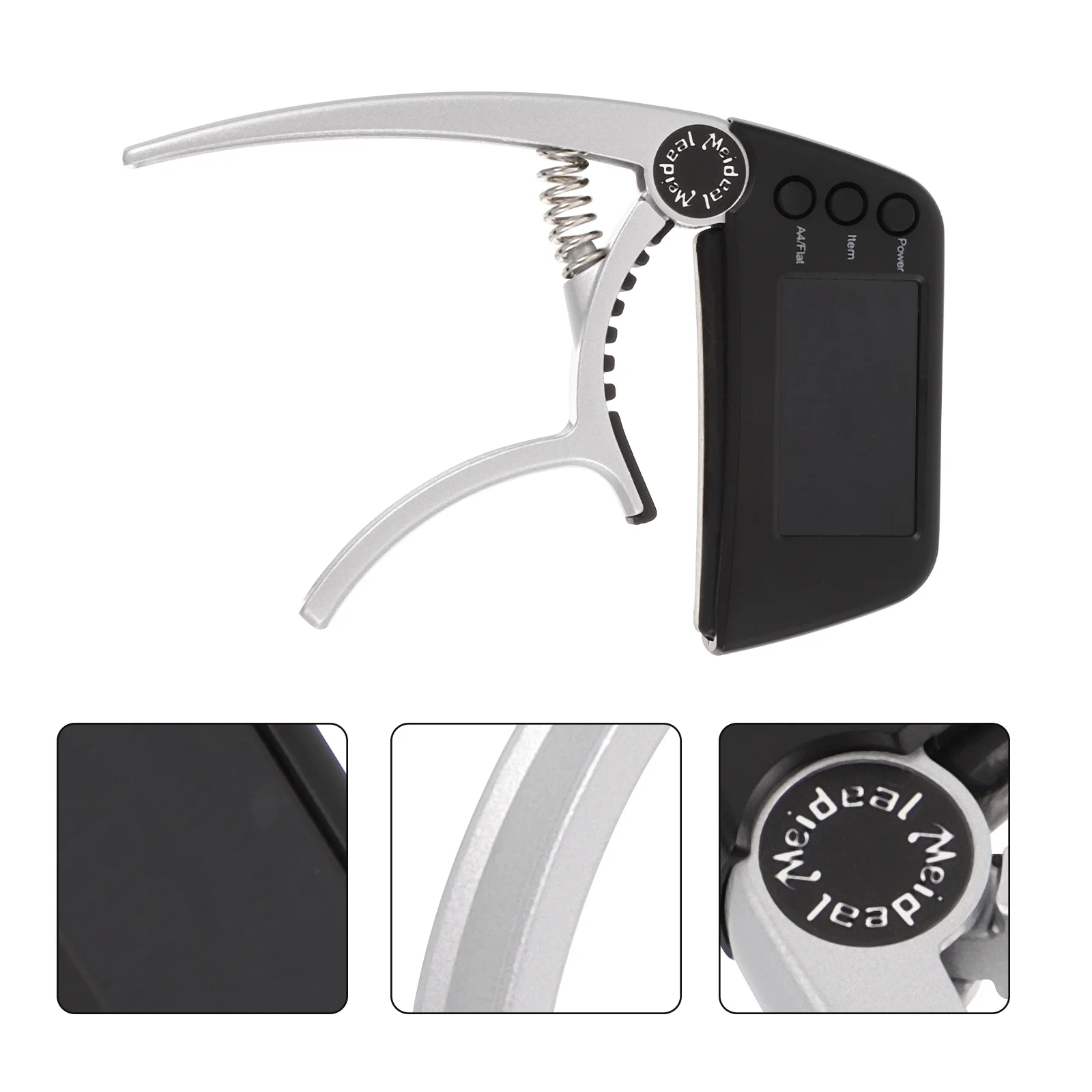 

1Pcs Guitar Tuner Capo Professional Adjustable Clip Quick Position Change Portable Acoustic Bass Capo Turner Musical Instrument