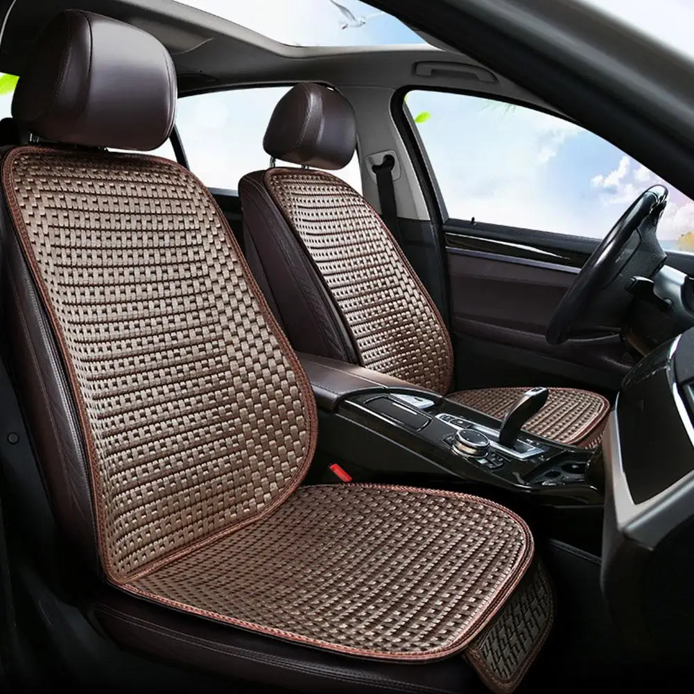 Summer Car Seat Covers Front Universal CoolCar Seat Cushion Mat Ice Silk Auto Seat Cover Protector Backseat Cover For Car