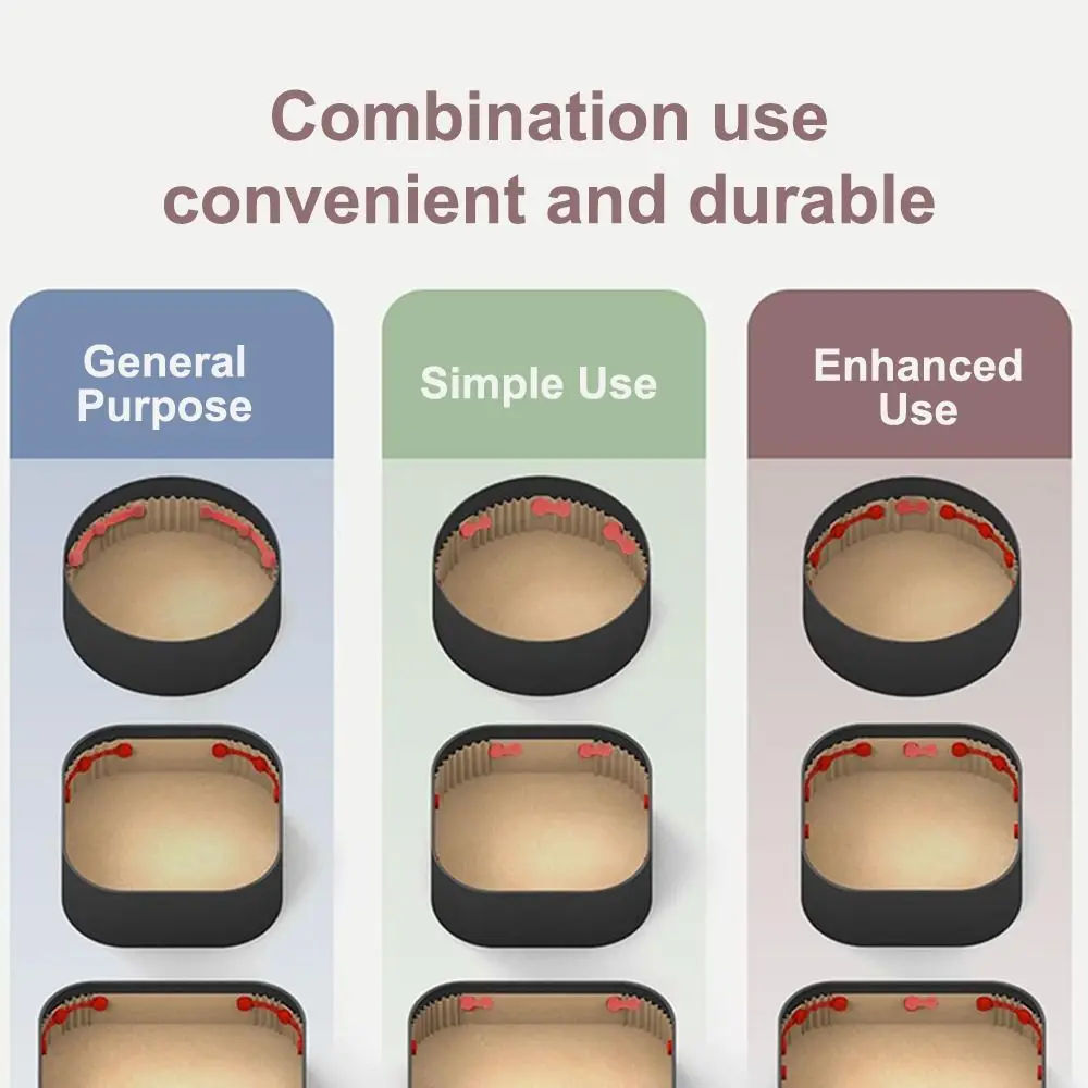 

1pc Reusable Air Fryer Magnet Silicone Buckle Non-Scratch Removable Air Fryer Magnets Safely Fixation Paper Holder