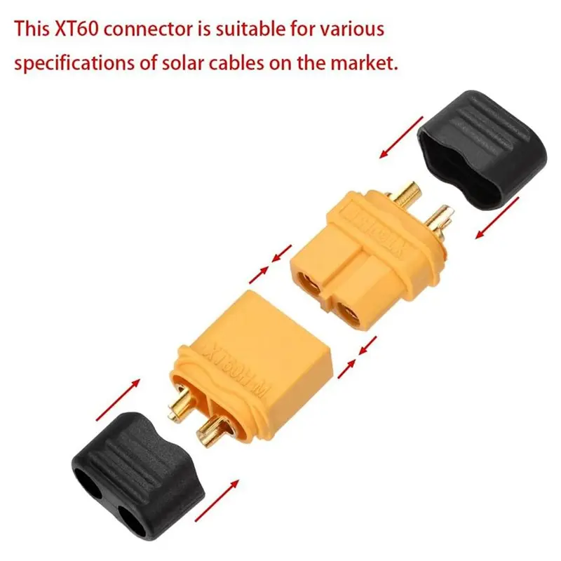 DT17 XT60H Male Female Plugs with Sheath 30A 60A for Peak Connectors for Lithium Battery RC Plane Car