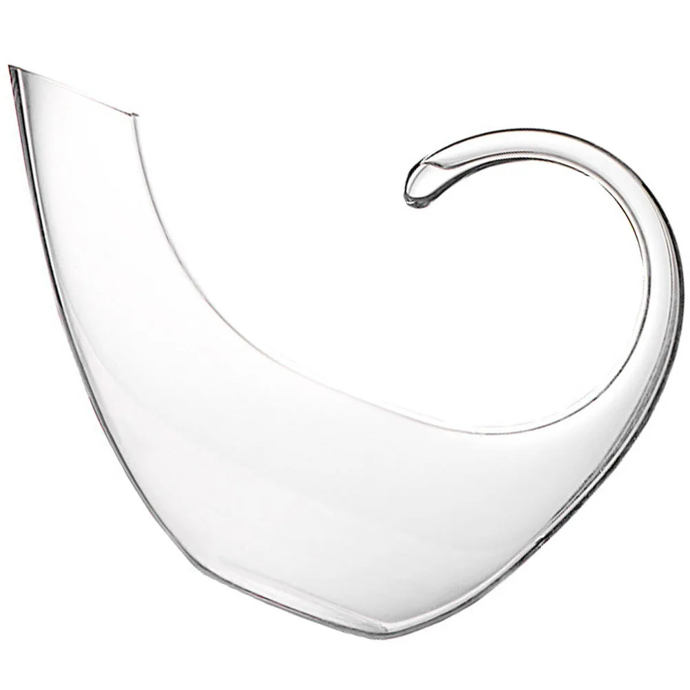 

Elegant Glass Decanter Wine Dispenser Practical Functions Material Home Use Glass Decanter Liquor Divider