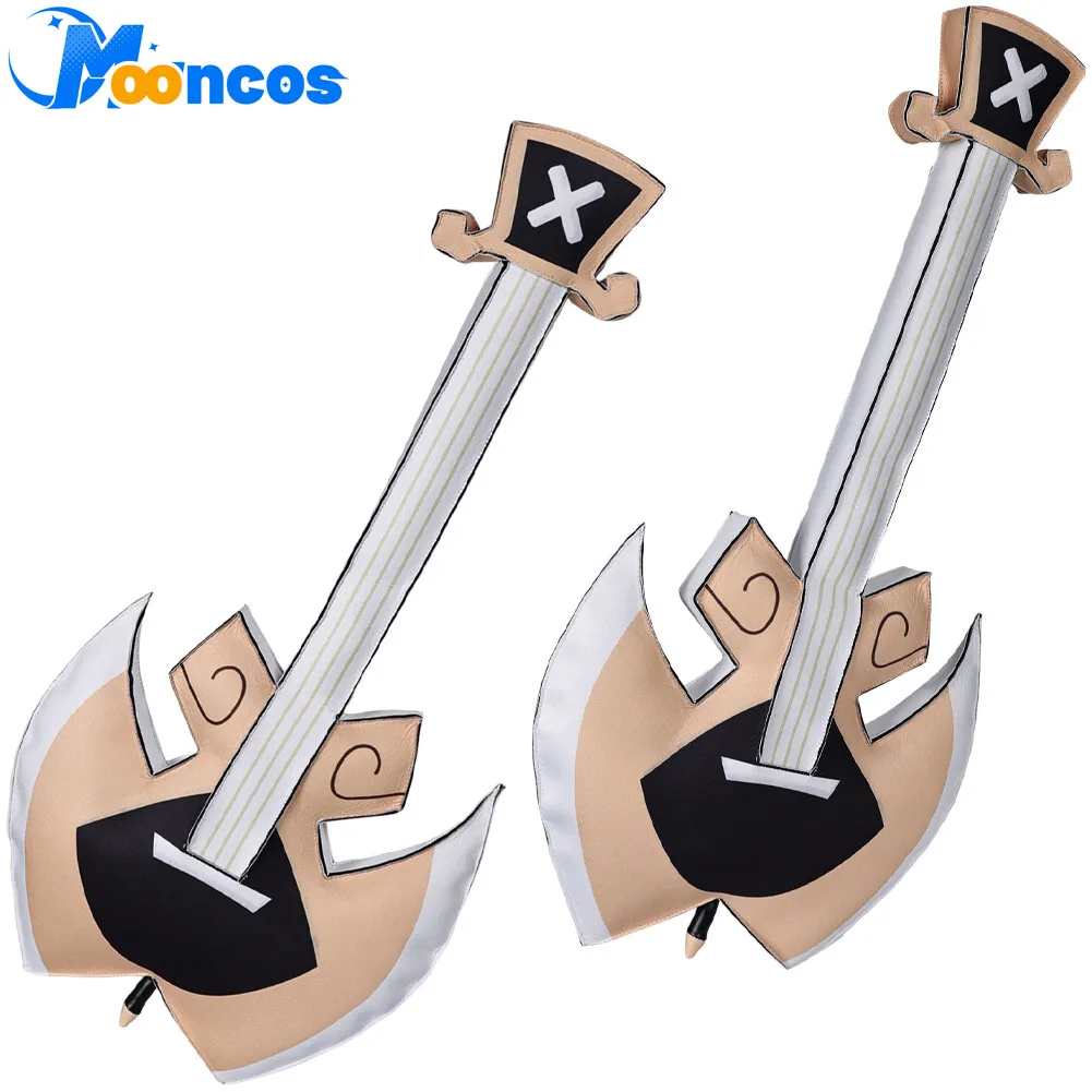 Dissguise Adam Hell Inn تأثيري الغيتار أنيمي الكرتون زي الاكسسوارات الدعامة الكبار النساء الرجال ملابس حفلة كرنفال الهالوين #1