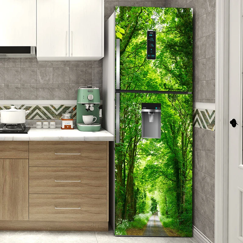 Kaleidoscope Color Door Sticke - Home Bathroom Wallpaper ulasan dan harga