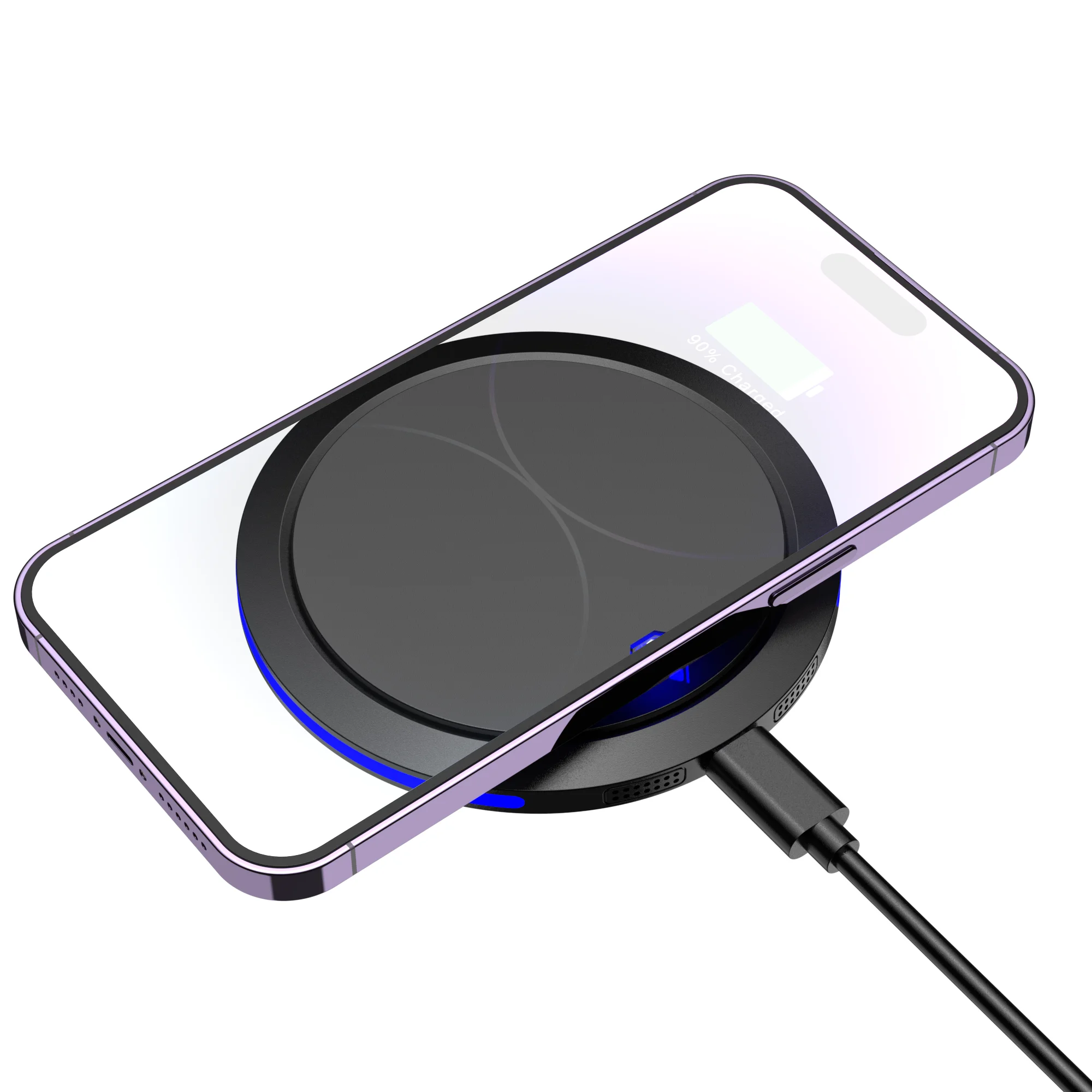 

9V 2A 5W/7.5W/10W/15W Wireless Charger for Mobile Phones ICard02 Compatible with OVP Protection