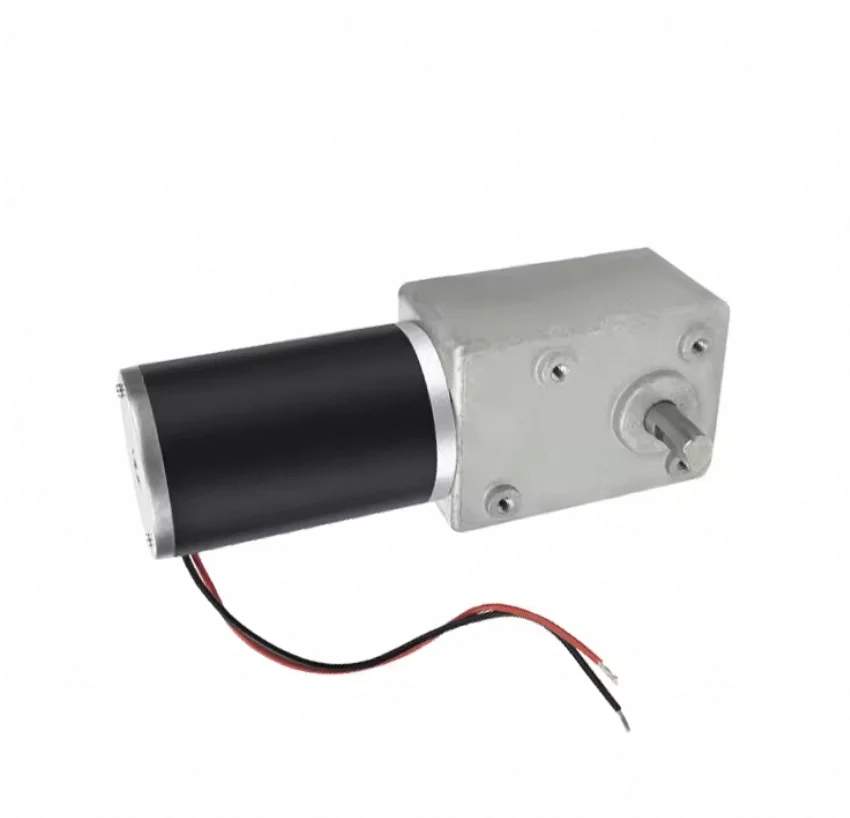 1.5-300rpm 200Kgf.cm 200KG load 5882-50ZY 12V 24V DC Worm Gear Motor High Torque Low Speed gear motor