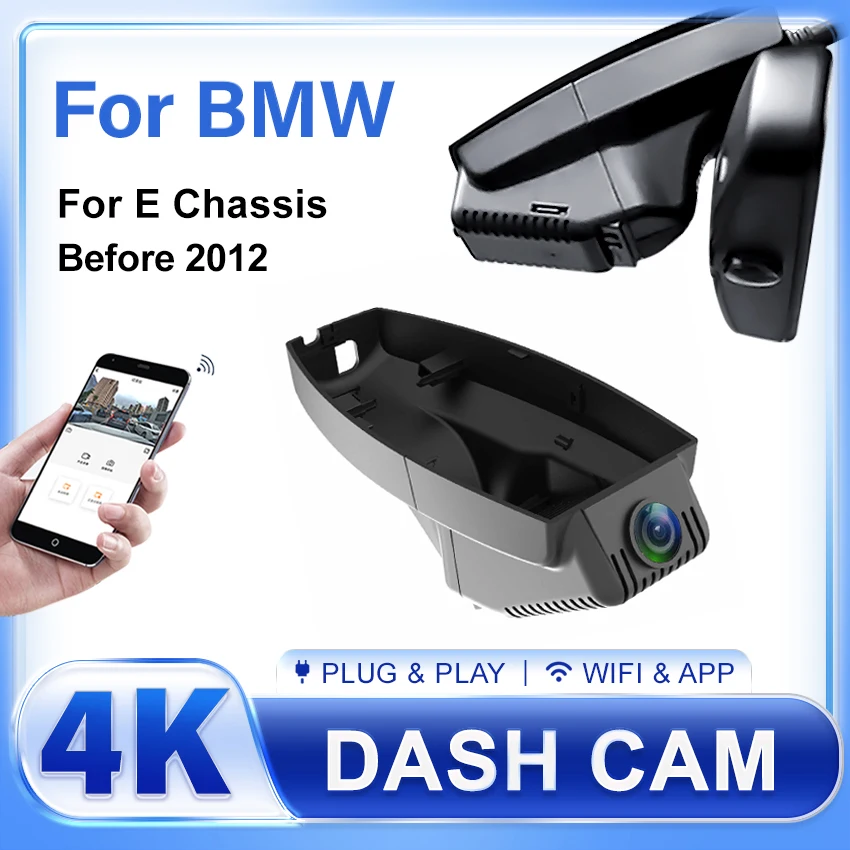 New 4K Car DVR Wifi DVR Video Recorder Dash Cam For BMW 1 3 5 7 X1 X3 X5 X6 M Series E60 E61 E65 E66 E70 E72 E83 E84 E88 E92 E93