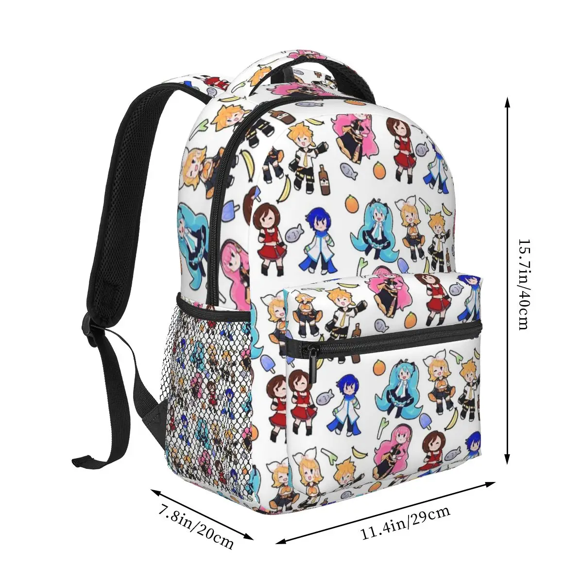 Vocaloid Chibi Chaos! Rugzakken Jongens Meisjes Boekentas Kinderen Schooltassen Cartoon Reis Rugzak Schoudertas Grote Capaciteit