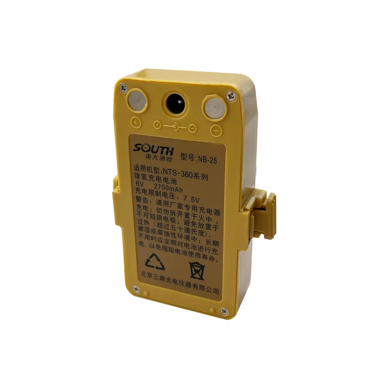 NB-25 Battery For South NTS-360 NTS-360R Survey Total Station 6V 2700mAh Replacement Battery