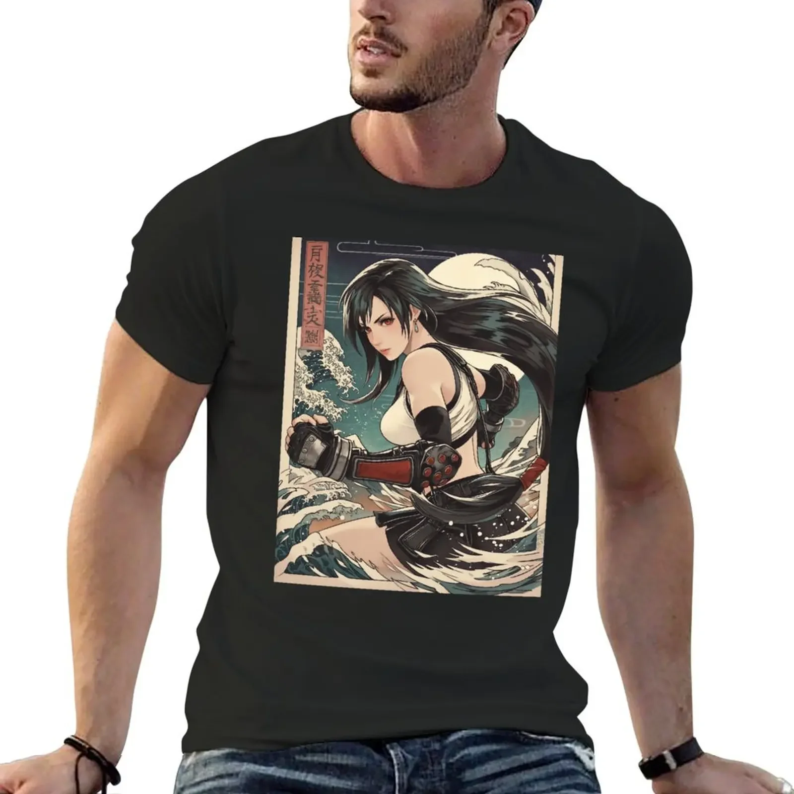 

Traditional Tifa T-Shirt graphics basketball graphic tees t shirts for men pack